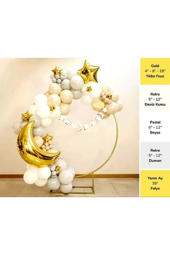 Kalisan Retro Balon Smoke(Duman) 12 İnç Standart