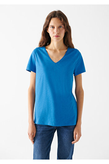 Mavi V λαιμόκοψη Basic T-Shirt Slim Fit / Slim Fit 168260-33537