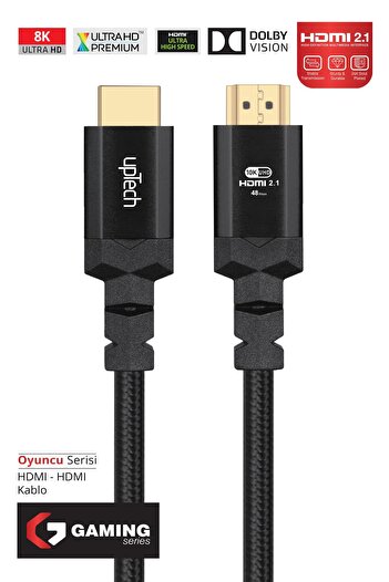 upTech Ps5 - Ps4 - Ps3 - Xbox Series Certified Ultra HD 8k 60hz 4k 120hz 10k Supported HDMI 2.1v Cable