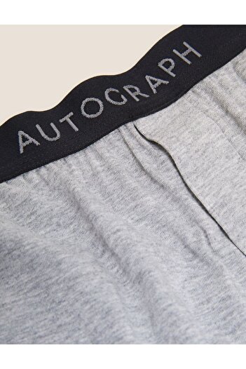Marks & Spencer Premium Pamuklu Şort Pijama Altı
