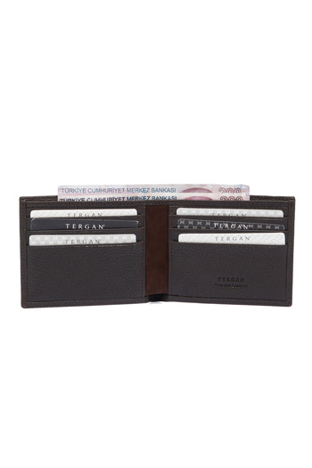 Tergan Brown Leather Men's Wallet 01647a42