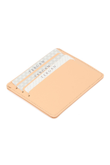Tergan Powder Leather Unisex Card Holder 01050t3k