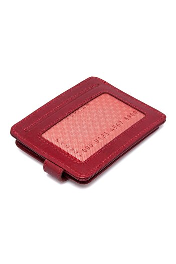 Tergan Red Leather Men's Card Holder 01533c71