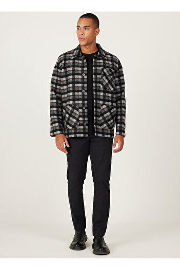 ALTINYILDIZ CLASSICS Altıny Yıldız Classics Black Men's Coat 4A 0824100019