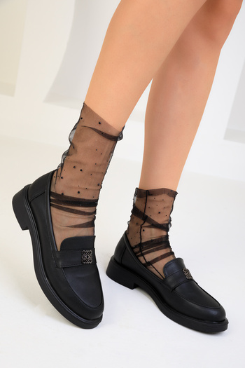 SOHO Women's Black Casual Shoes 18678
