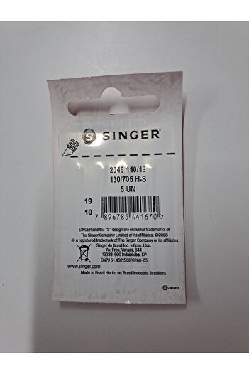 SİNGER Home Type Sewing Needle 2045 110/18