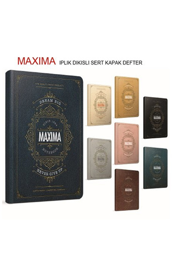 Gıpta دفتر ملاحظات ماكسيما 13x21 بغطاء صلب 120 ورقة غير مبطنة