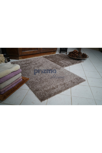 Prizma Romanza, Non-Slip, Washable, Single Bath Rug Mat| Smoked - (75X110CM)