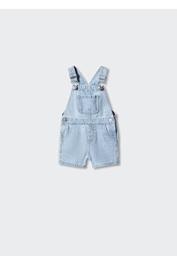 MANGO Baby Denim shorts salopet
