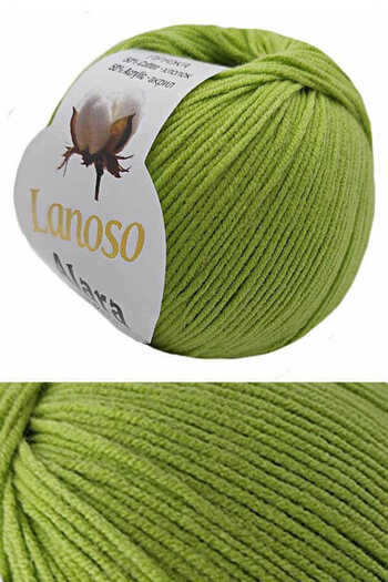 Lanoso alara punch & amigurumi πλεξούδα σχοινί 911 Pistachio Green