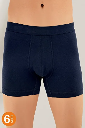 Şahinler ***** Hawks, 6 Pack Men's Combed Cotton Lycra Boxer Shorts