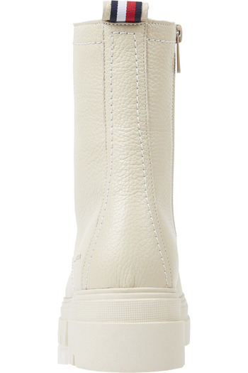 Tommy Hilfiger Kožené béžové dámské boty FW0FW06732ACI