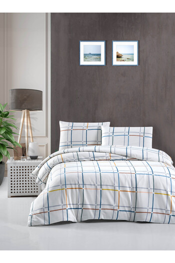 Menderes Home Cotton Collection Flannel Double Duvet Cover Set Petite Spring