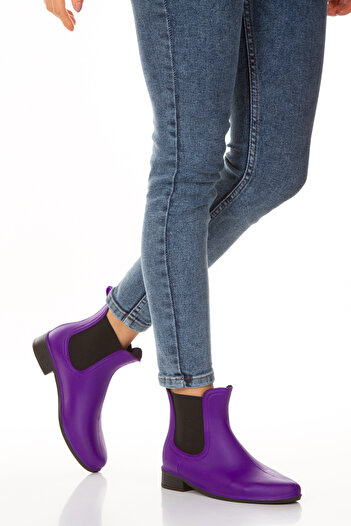 PASSAGE SHOES Kadın Lastikli Kısa Yağmur Botu 5096