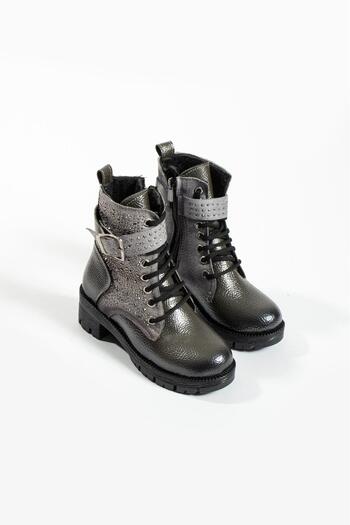 galya shoes Взуття Taşli Модель на блискавці з нековзною підошвою, черевики для дівчаток