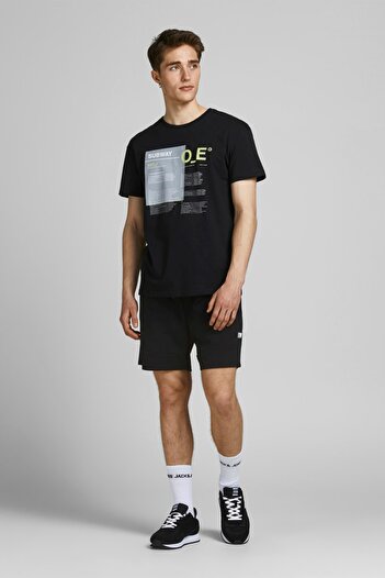 Jack & Jones Erkek Black Şort & Bermuda