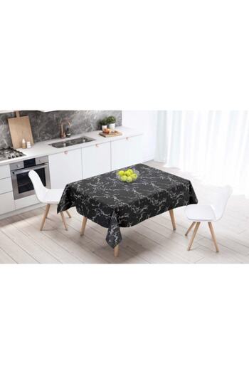 MİRELLA Marble Patterned Wipeable Table Cloth