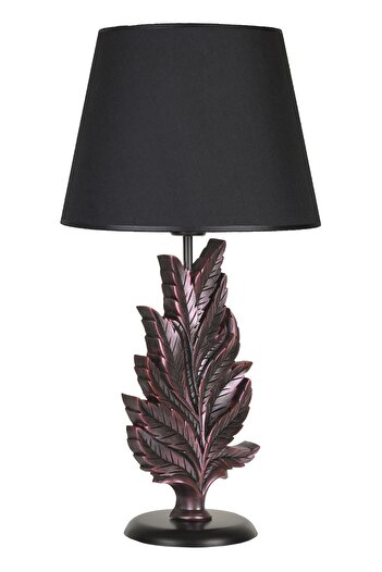 Qdec Purple Black Modern Design Leaf Lampshade