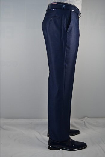 Bomonti Battal Classic Men's Linens Fabric Trousers