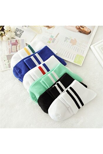 BGK Unisex Circled College Pattern Socks Pack of 6