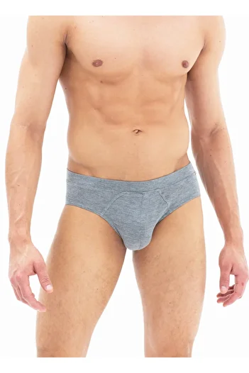 Blackspade Black Spade 9311 - Men's Gray Slip, 94% Modal Fabric, Silver Series