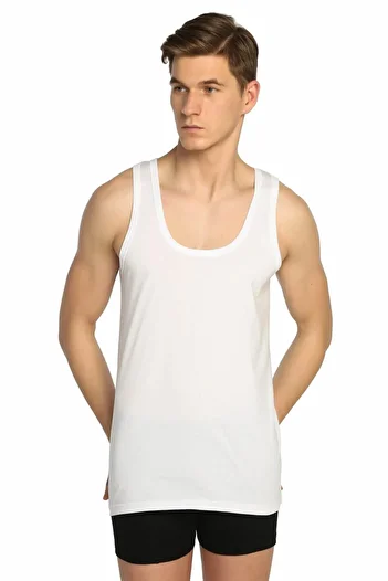Seher Men's White Cotton Classic Combed Cotton 6-Pack Undershirt