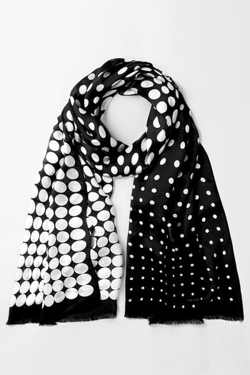 Galiga Dots 100% Silk Shawl 65*185cm