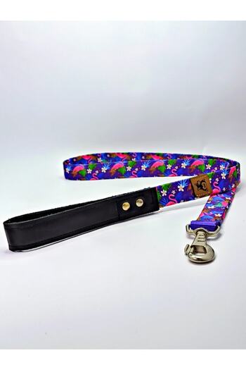 UTDpet Flamingo Dog Extension Leash Dispatch Strap Grande