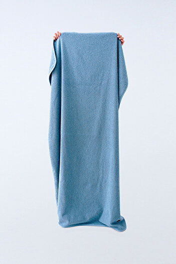 COTTONMANIA Flate X Blau – Oversize Limited Серія, Екстра Широкий 100x150 Cm Oversize Limited Рушник 100% Бавовна