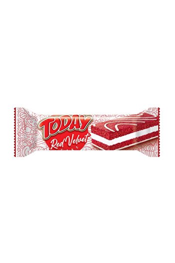 Elvan Today Red Velvet (kırmızı Kadife) Kek 40 Gram 24 Adet (1 Kutu)