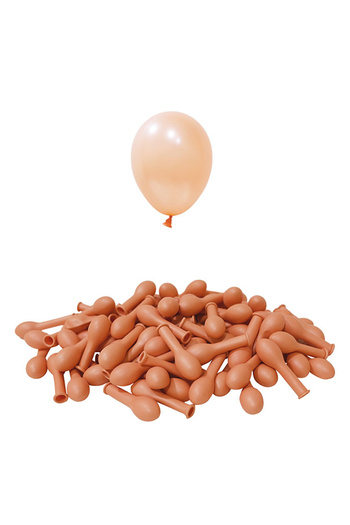 Patladı Gitti 5 Inch Metallic Rose Gold Mini Balloon 10 Pieces