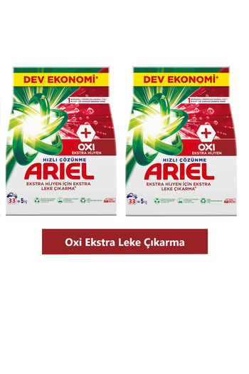 Ariel Oxi Ekstra Leke Çıkarma Ve Hijyen Beyazlara Özel 5KGx 2Adet