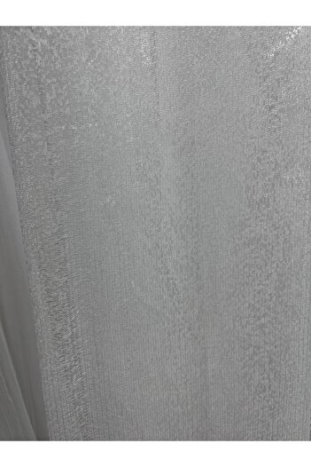 Fon Dünyası SPECIAL SERPME SNOWFLAKE TULE CURTAIN (1/3 TIGHT BATTERY)