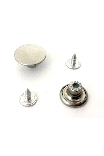 trimist 14 mm Jeans Button - Stainless Steel - 200 Sets