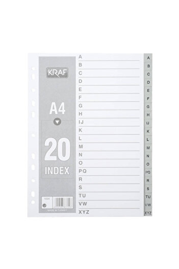 KRAF Separator Letters (a-z)