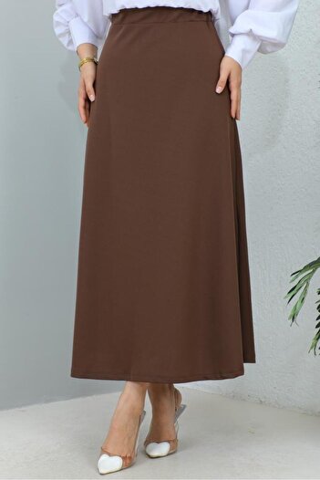 benguen 211 Mevlana Hijab Skirt Brown