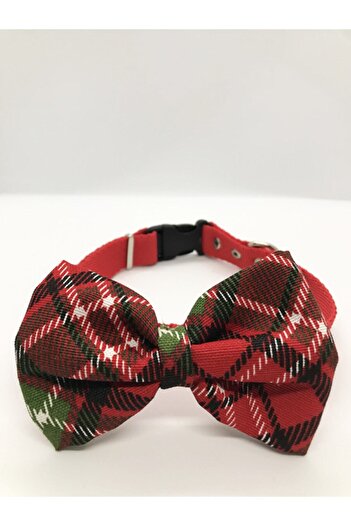 Patipatron Red New Year's Dog Collar with Bow Tie New Year Special Series (BIG IRK)