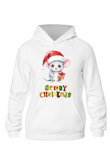 ADA BEBEK ÇOCUK Παιδικό φούτερ Santa Claus Merry Christmas Style