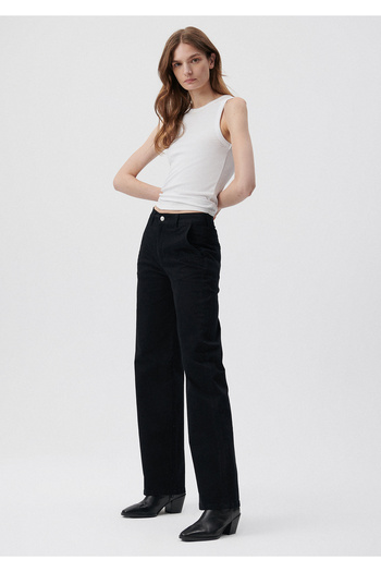 Mavi Miracle Black Fabric Jean nadrág 1010353-86163