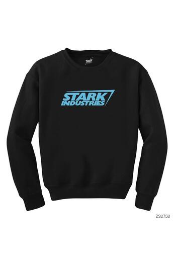 Z zepplin Stark Industries Black Sweatshirt