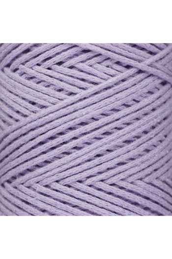 Makromecity Premium Koton Pamuk Makrome Ipi Lila 200 gr 150 Metre 2mm Cotton Zincir Makrome Çanta Ipi Supla Ipi