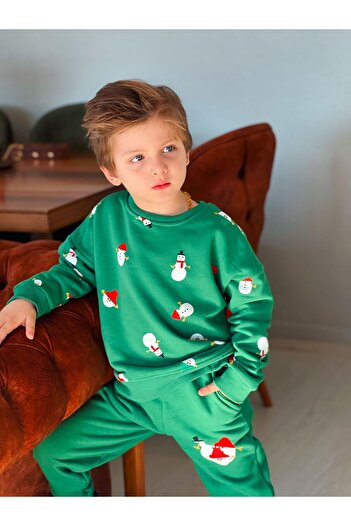 aysimakids New Year, New Year Printed Boy's Suit