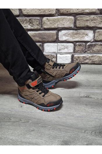 Bukond Rahat İçi Kürklü Ortopedik Taban Outdoor Spor Cırtlı Çocuk Botu