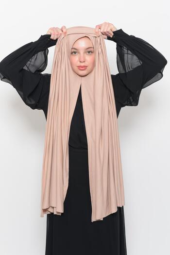Altobeh Ready Practical Snap-on Luxury Organic Flat Combed Wrap Evenly Aligned Light Beige