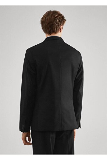 MANGO Man Saten Yakalı Blazer Ceket