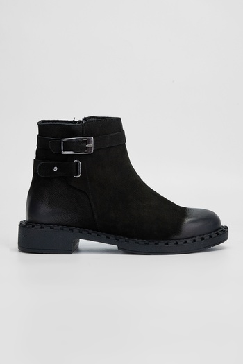 Valmenti Γυναικεία Μαύρα Nubuck Γνήσια Δερμάτινα Casual Παπούτσια