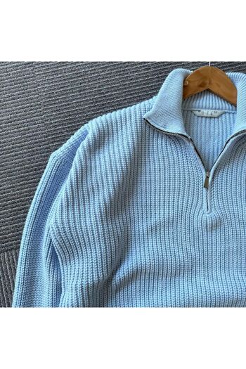 viperkombin Knitwear Sweater Half Zipper