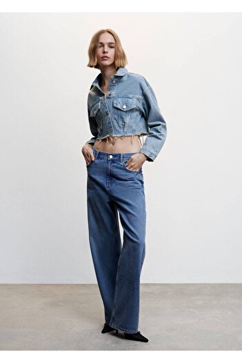 MANGO Woman Seamless Denim Jacket