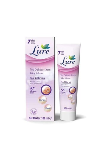 LURE 100 ml Cream Hair Remover - 3 Pieces for All Skin