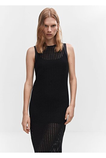 MANGO Woman Openwork Knitted Sweater